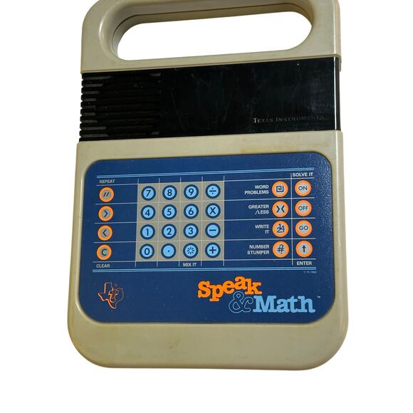 Vintage Texas Instruments Speak & Math - Picture 2 of 7